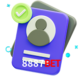Tornar-se um membro do 8887Bet é muito simples